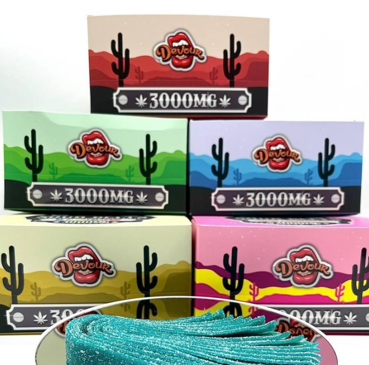 Devour Sour Belts Gummies 10 Pack Box for Sale Online