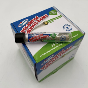 Devour Powdered Donut Holes Pre Rolls Green Apple Crack 25 Pack