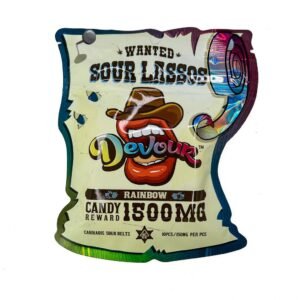 Devour Sour Lassos Rainbow Gummies