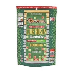 Devour Stack Attack Live Rosin Gummies Watermelon Lime