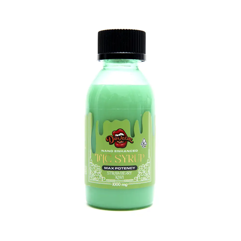 Devour THC Syrup Strawberry Kiwi